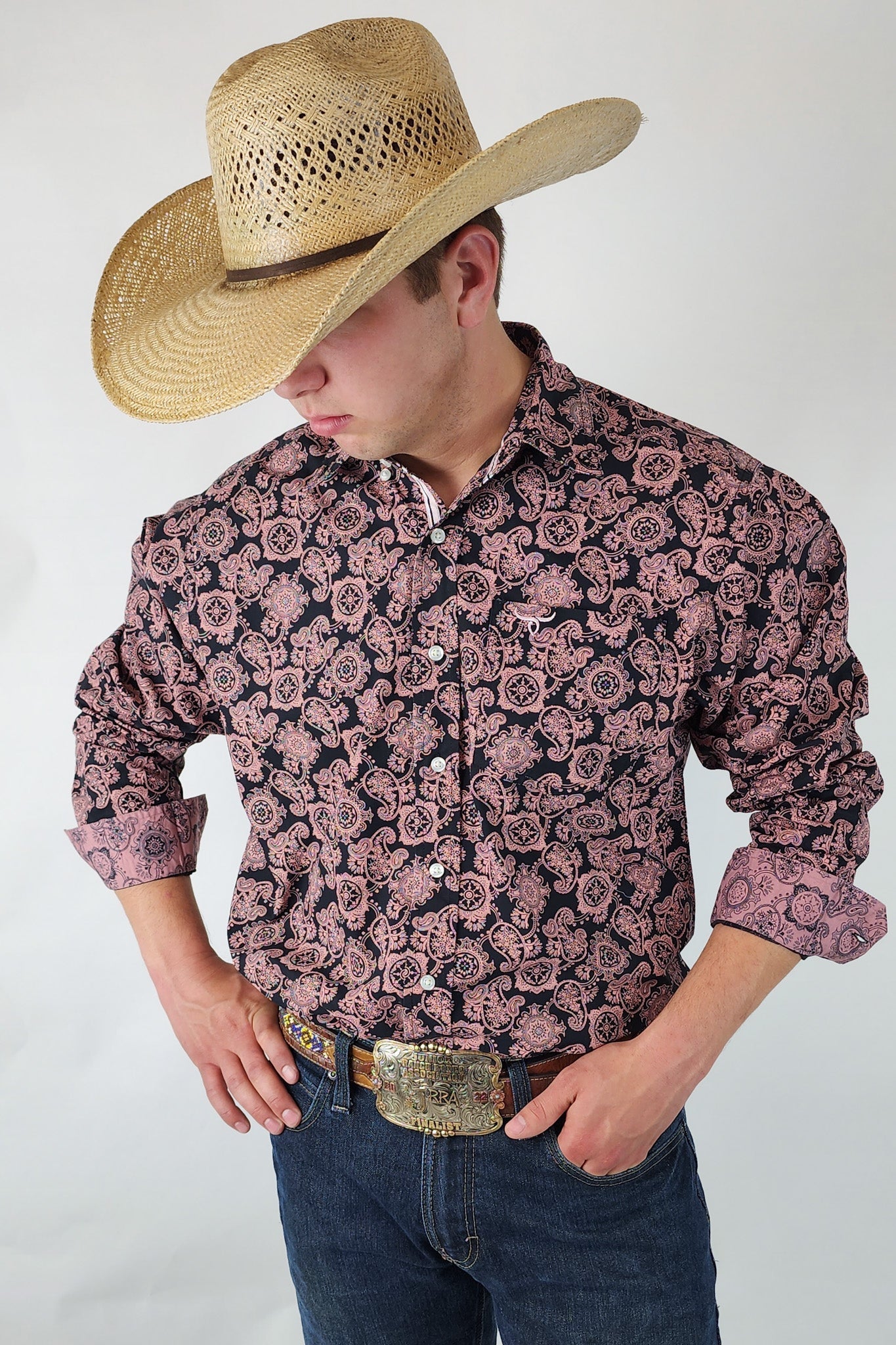 Drover Men's Western Shirt Signature Series - Rattler