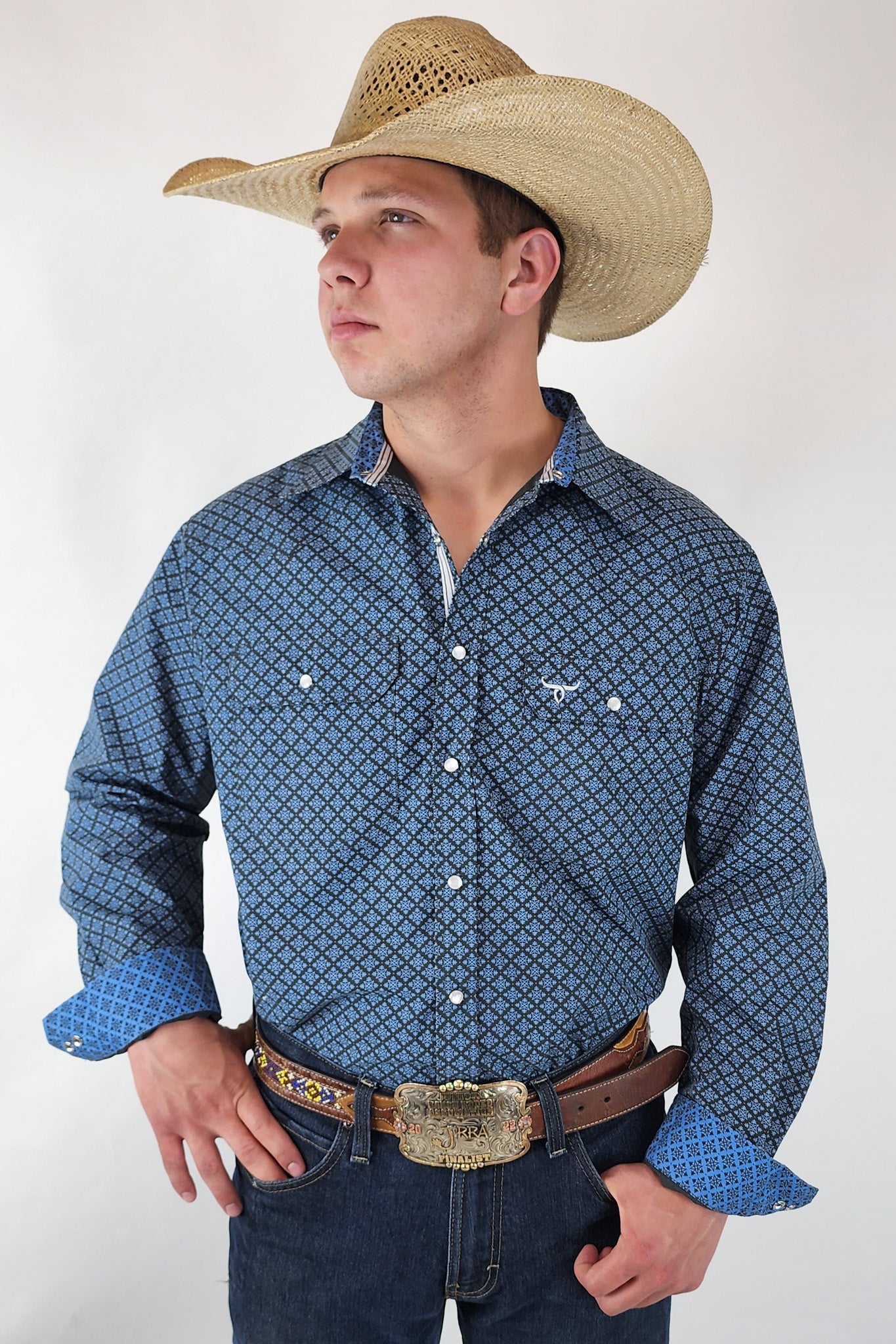 Drover Men's Western Shirt The Bandero - Signature Series - Pearl Snap Shirt