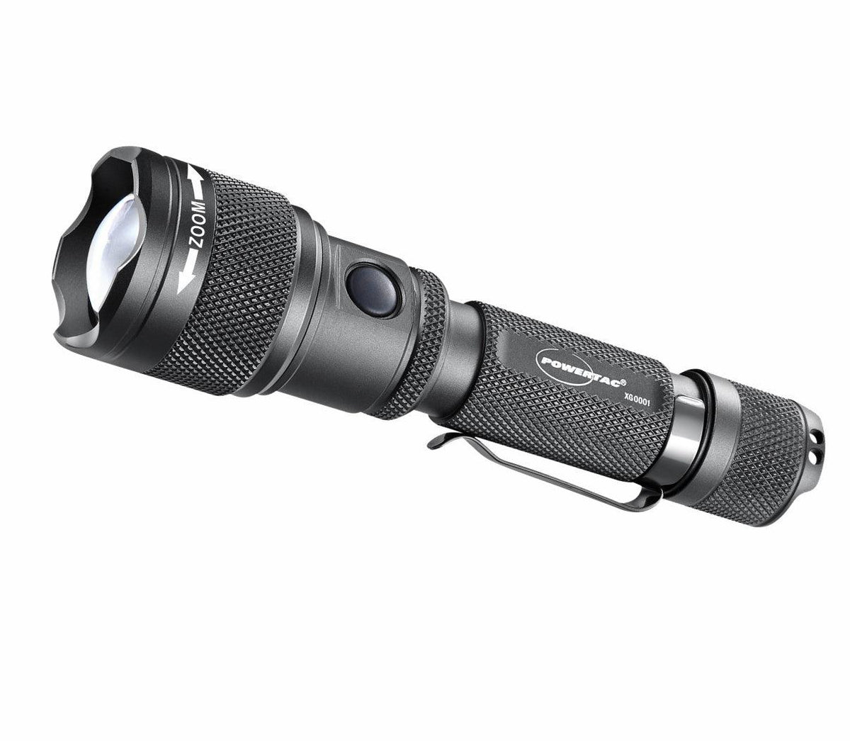 PowerTac FlexBeam 1200 Lumen Zoomable Hunting Flashlight – 700M Range