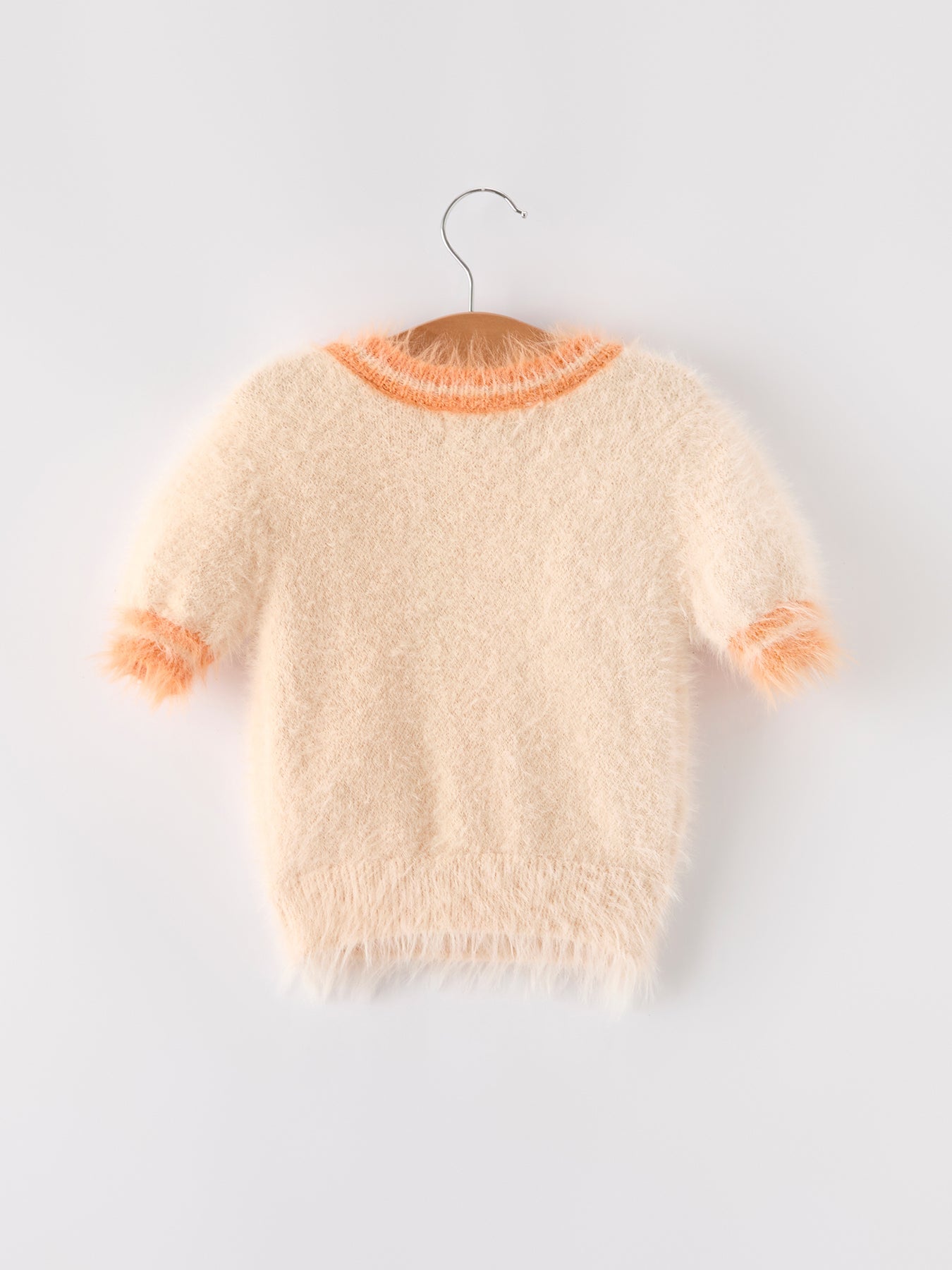Halloween Orange Girls Pullover Sweater