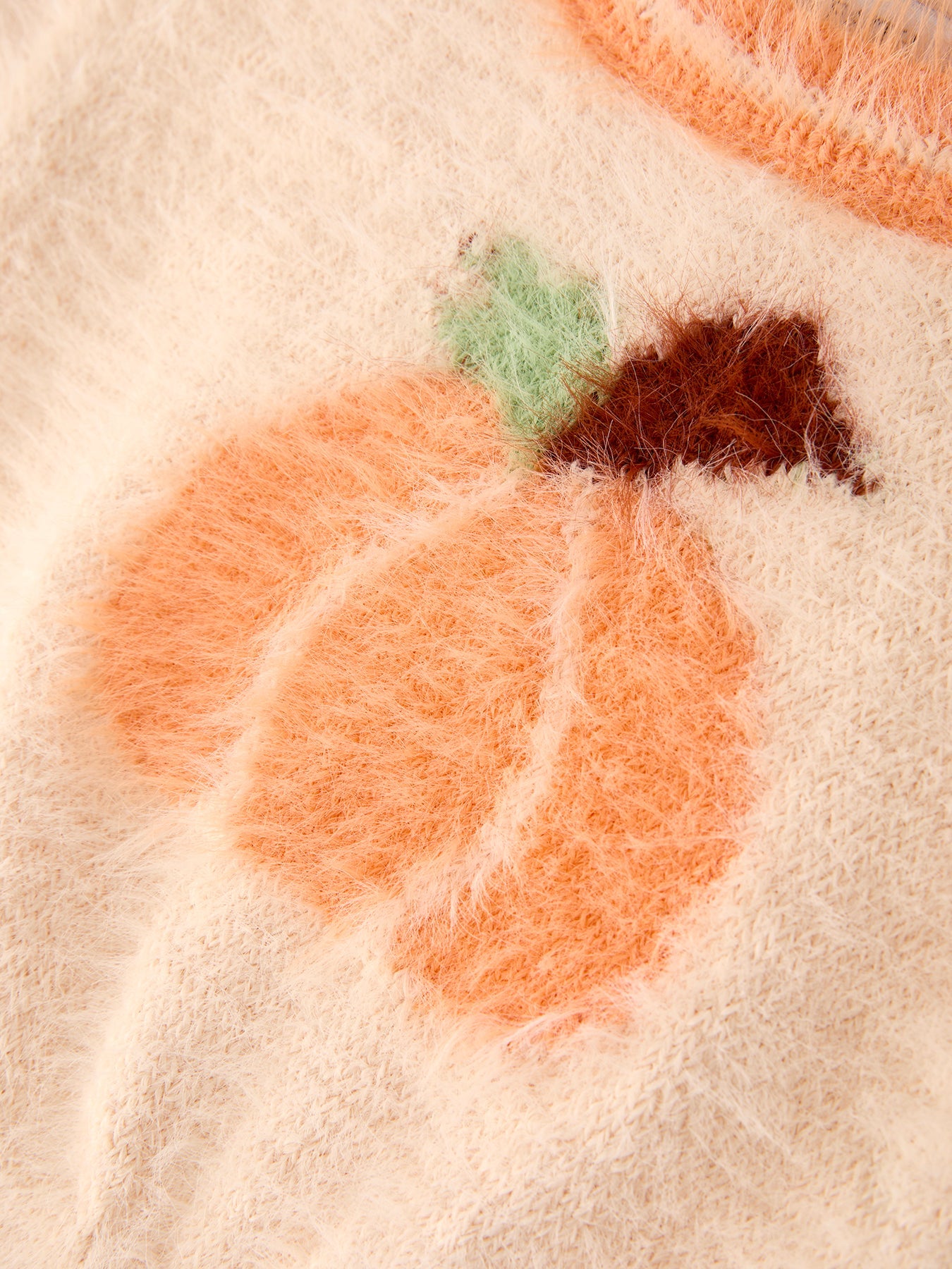 Halloween Orange Girls Pullover Sweater