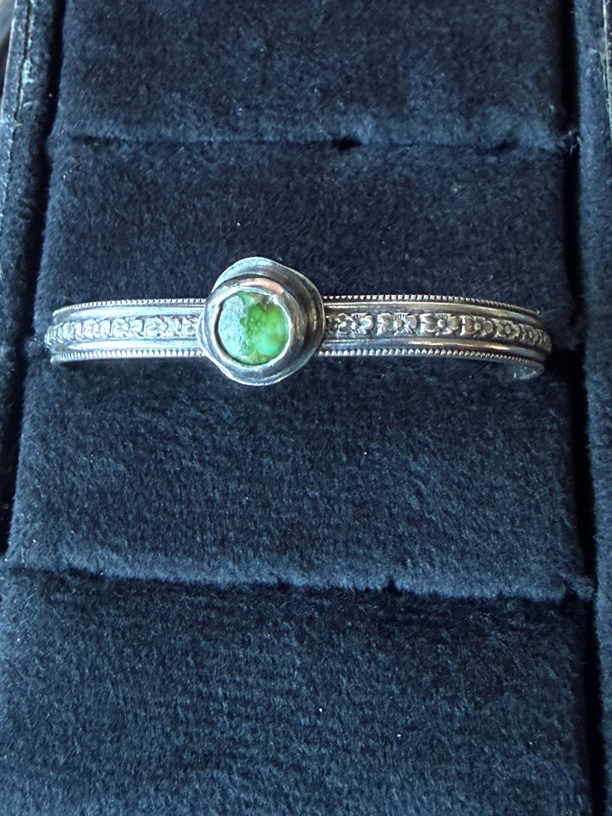 Sonoran Turquoise Sterling Silver Cuff Bracelet by Bootleg Silver Co – view 21