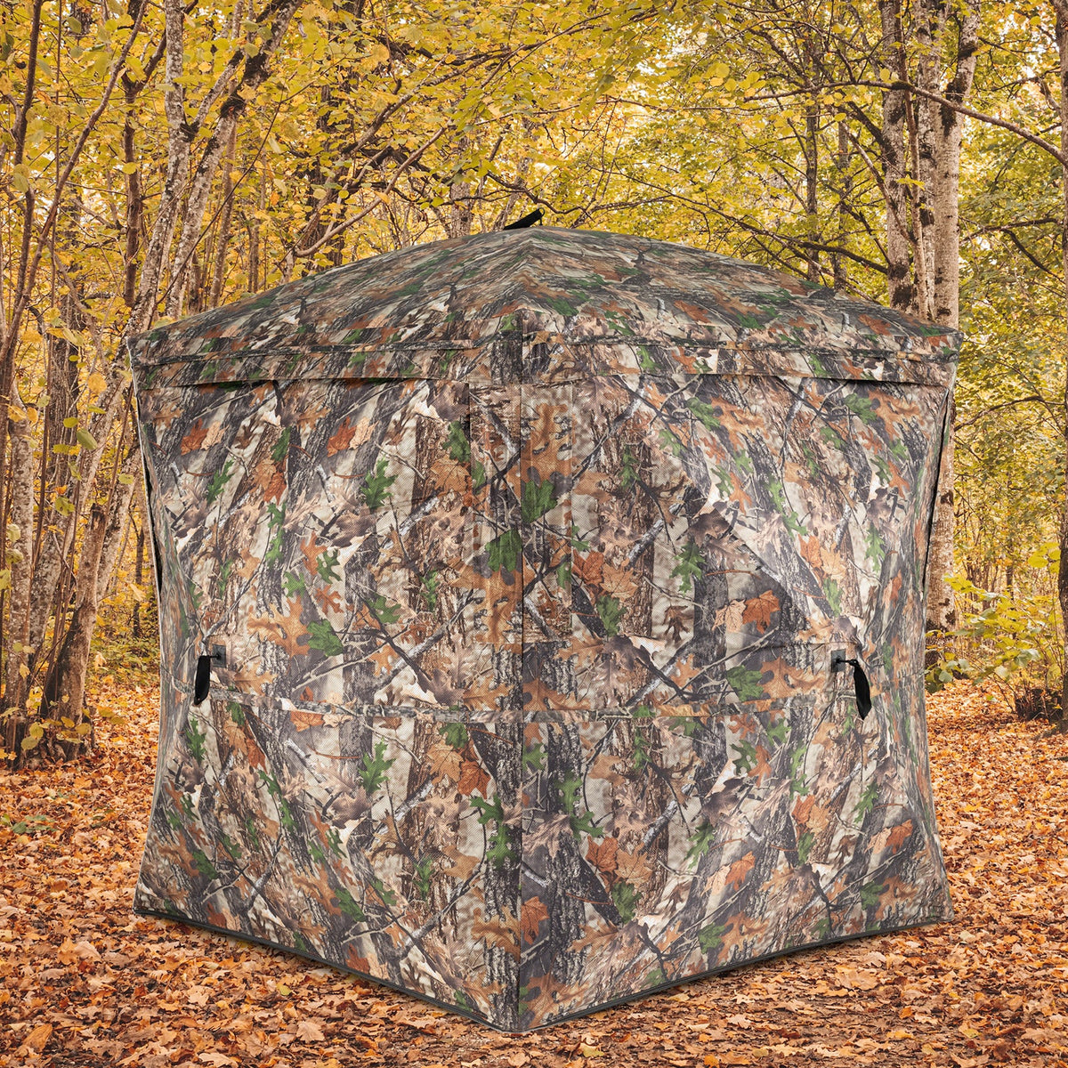 270° See-Through Hunting Blind with Silent Magnetic Door – 2-3 Person