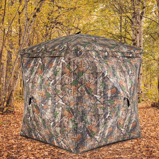 270° See-Through Hunting Blind with Silent Magnetic Door – 2-3 Person