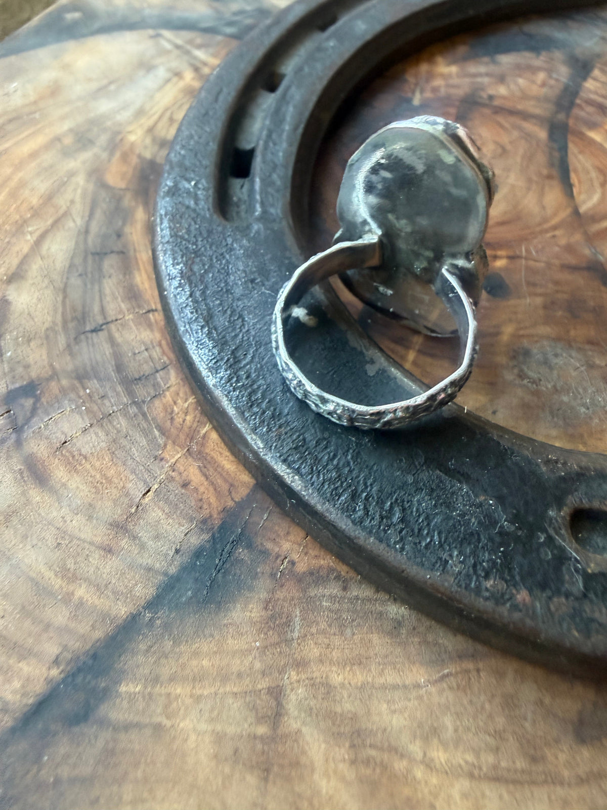 Dorothy Series — American Turquoise & Phosphosiderite Ring