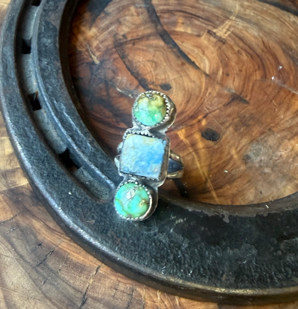 Dorothy Series | Sonoran Gold & Golden Hills Turquoise Ring