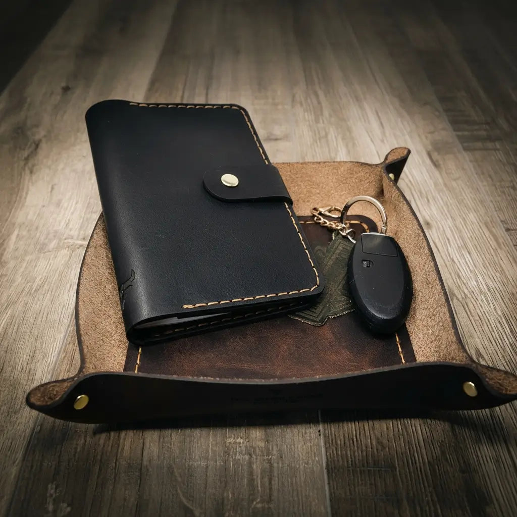 Handmade Full-Grain Leather — Valet Tray