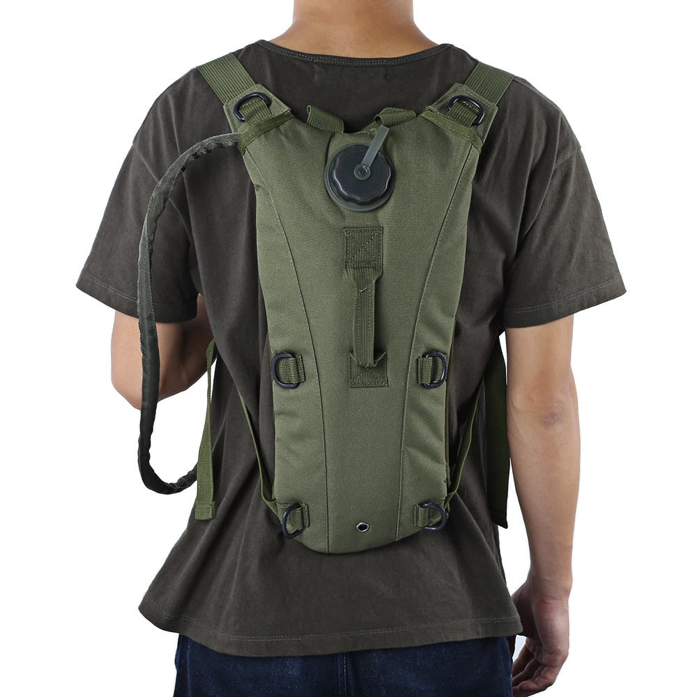 3L Hydration Backpack with Water Bladder – MOLLE Outdoor Pack