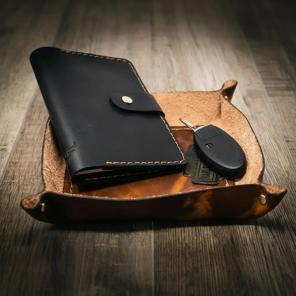 Handmade Full-Grain Leather — Valet Tray