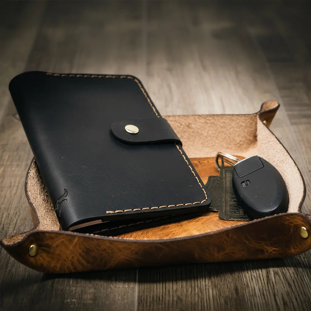 Handmade Full-Grain Leather — Valet Tray