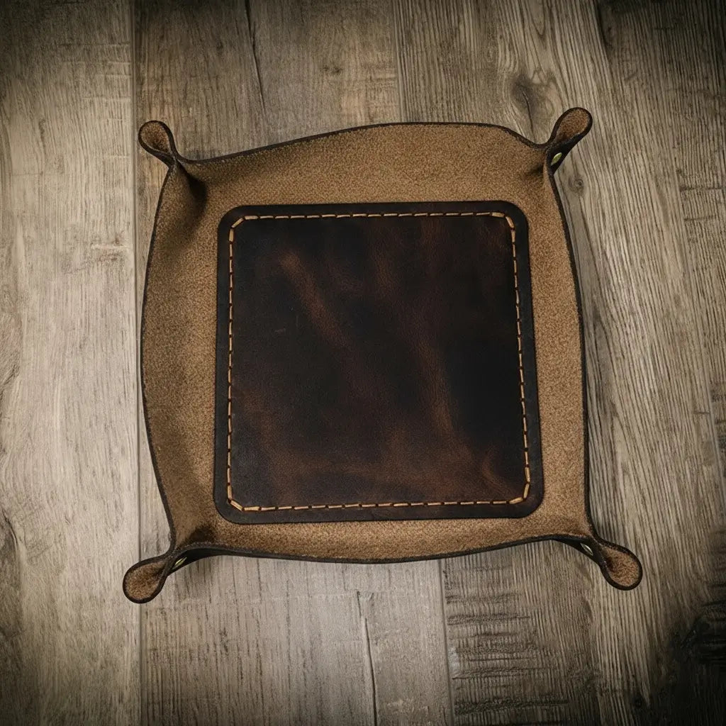 Handmade Full-Grain Leather — Valet Tray