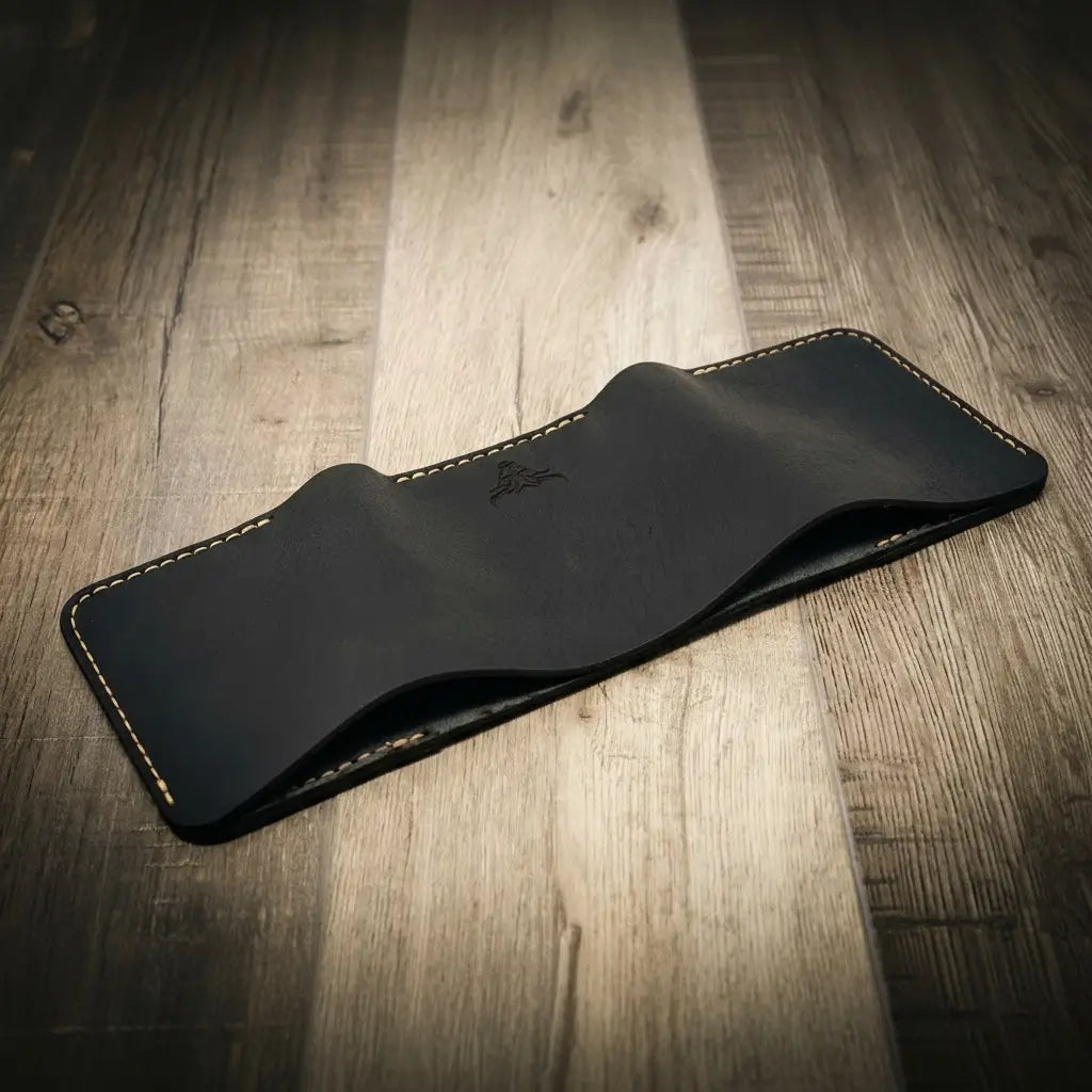 Handmade Full-Grain Leather Trifold Wallet for Men — The Trinity Trifold Wallet