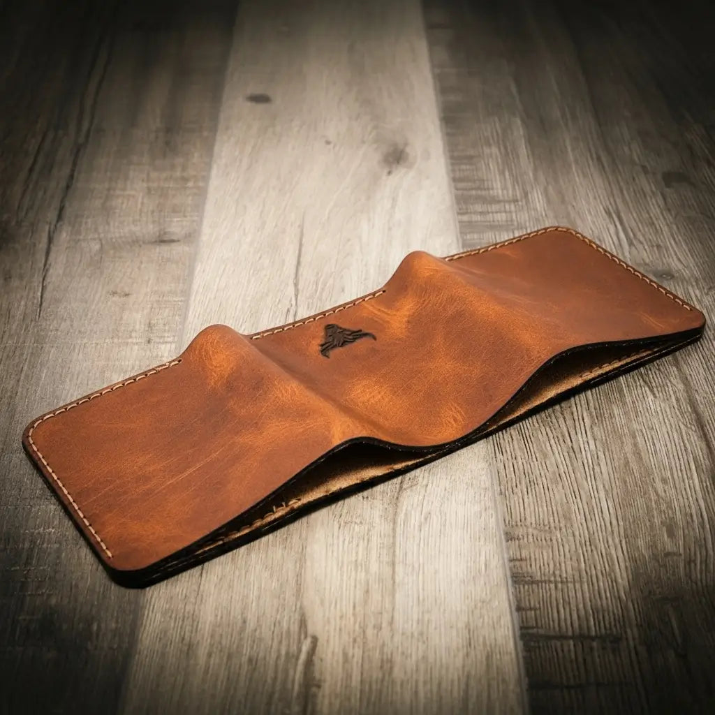 Handmade Full-Grain Leather Trifold Wallet for Men — The Trinity Trifold Wallet