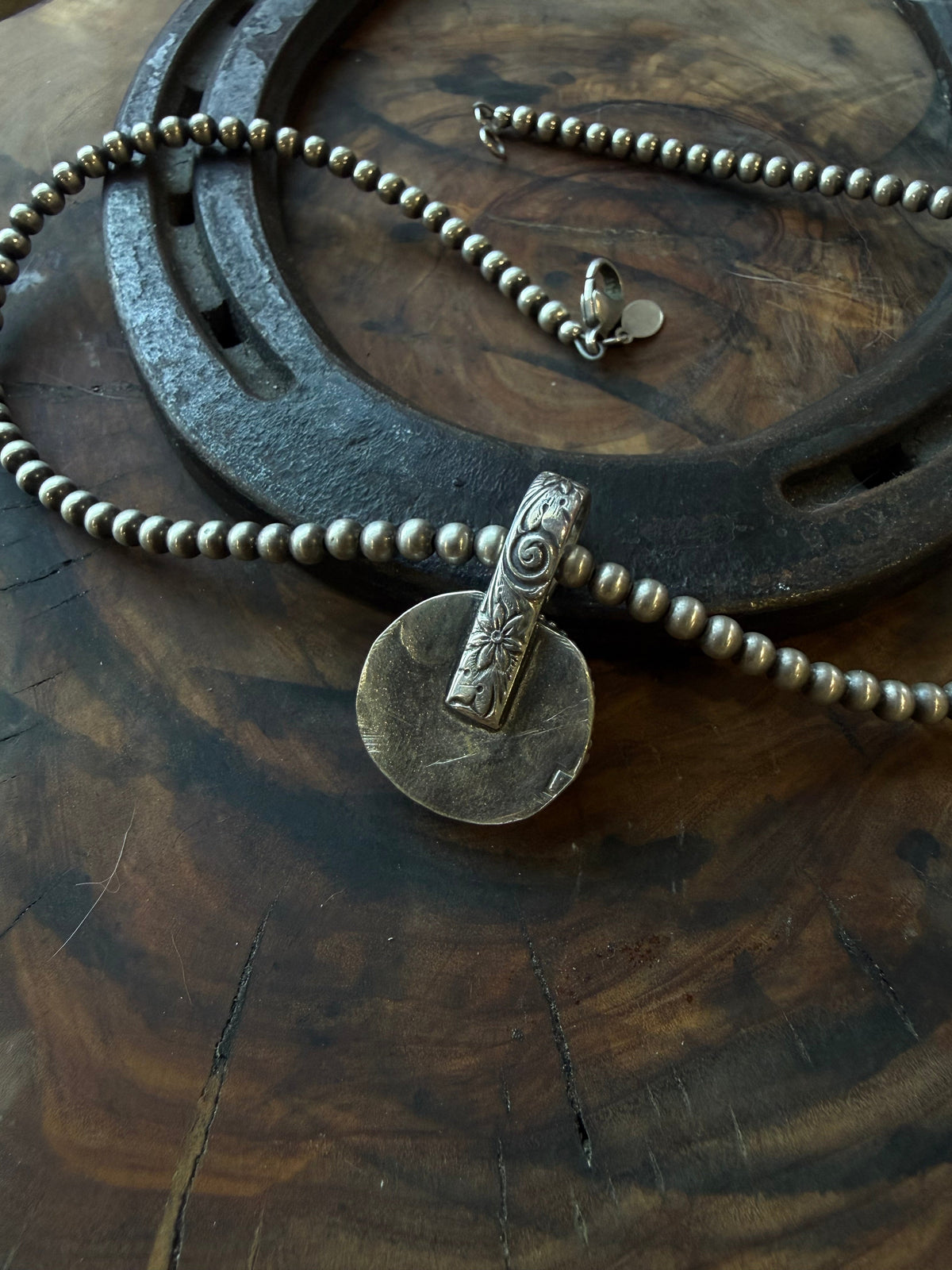 White Buffalo Shadowbox Pendant by Bootleg Silver Co – view 3