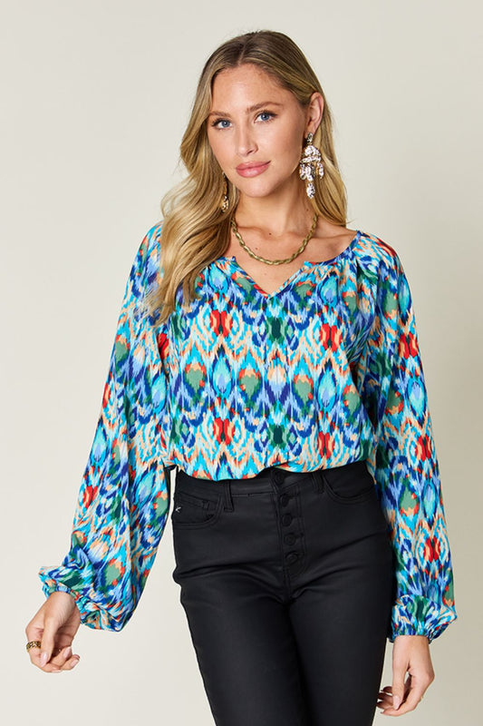 Western Loose Silhouette Blouse