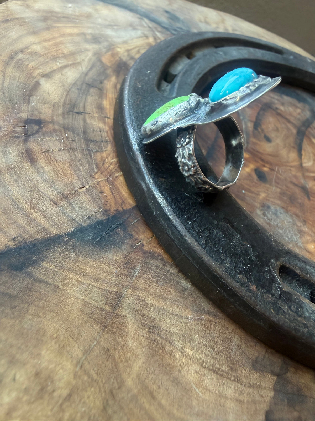 Dorothy Series | American Turquoise & Gaspeite Ring