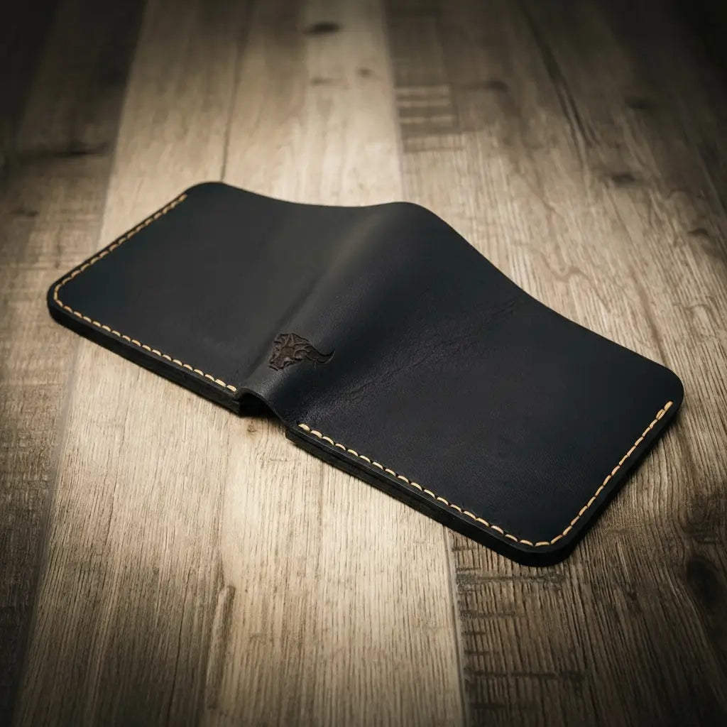 Handmade Full-Grain Leather Bifold Wallet for Men — Big Bend Bifold Wallet
