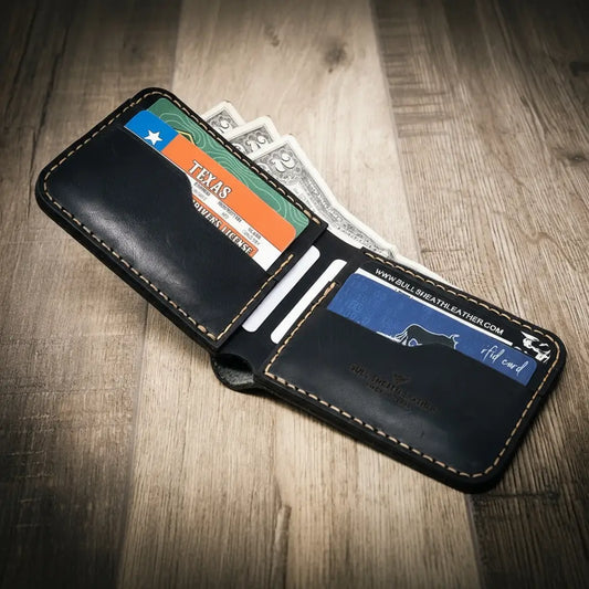 Western Bifold Wallet -  Black