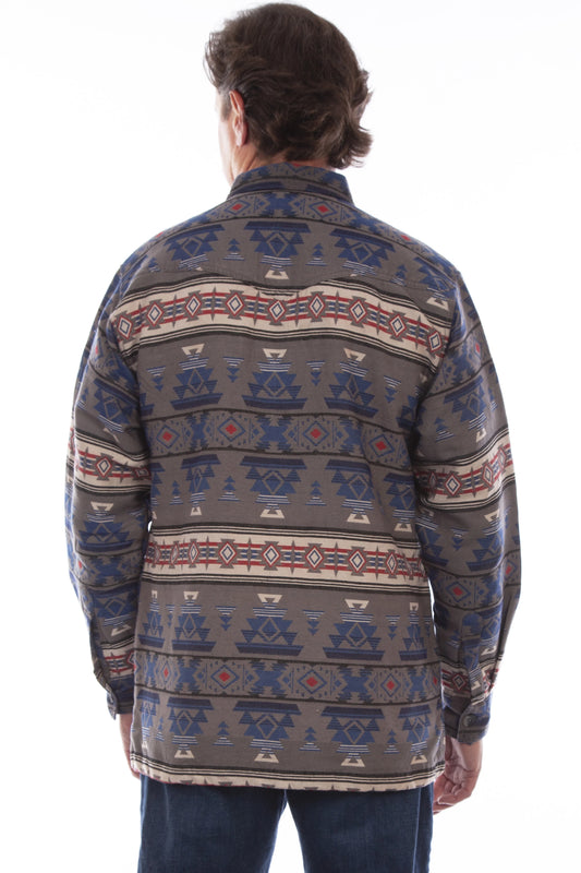 Scully Canyon Ridge - Men's Western Flannel Shirt Jacket