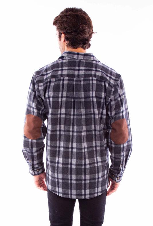 Scully Stone Ridge - Men's Western Wool Flannel Shirt