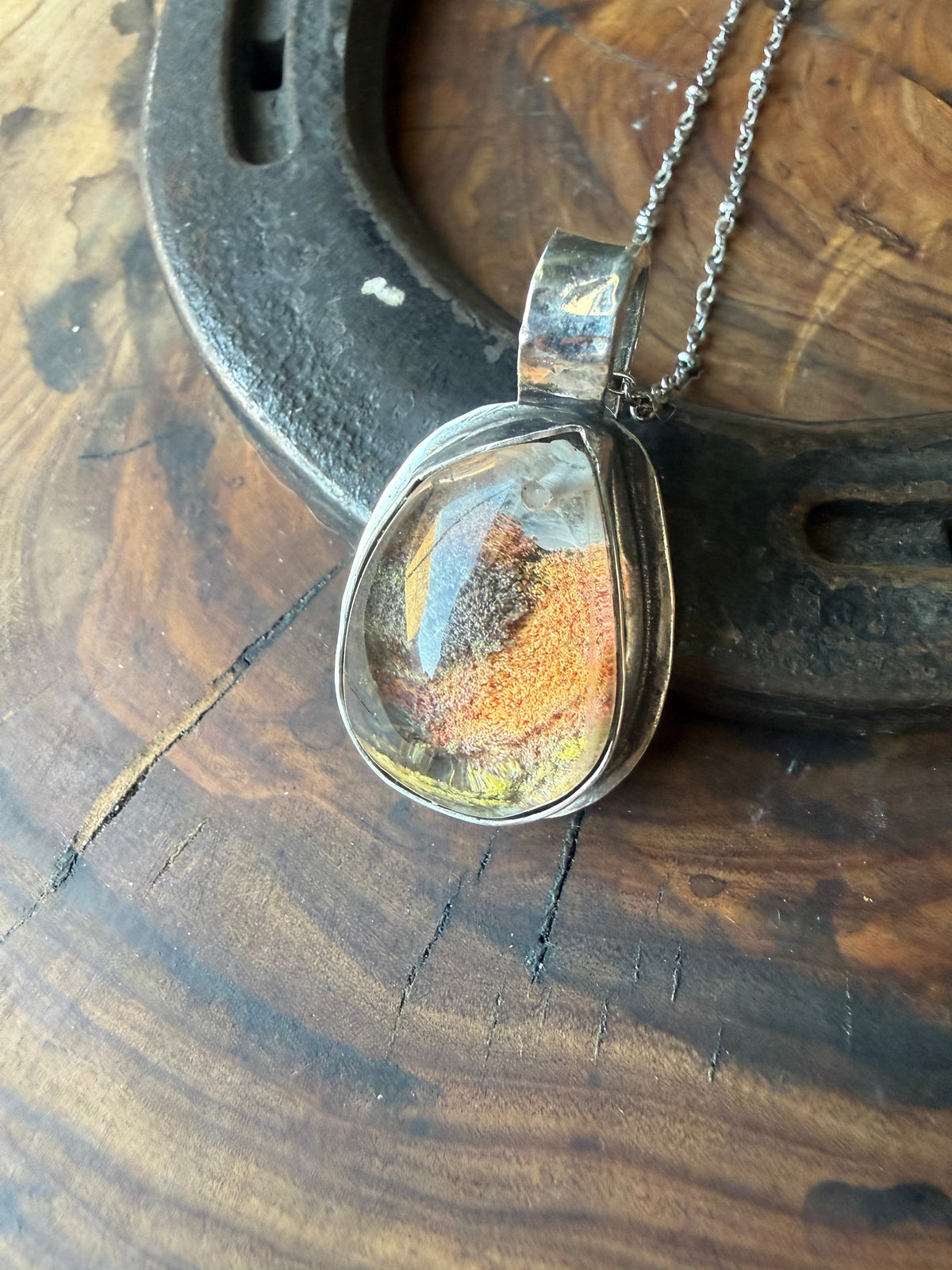 Garden Quartz Pendant by Bootleg Silver Co – view 4