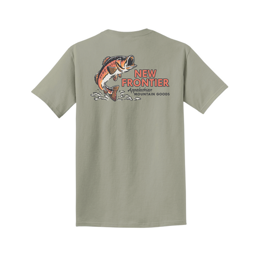 New Frontier Fishing Tee Moss Green
