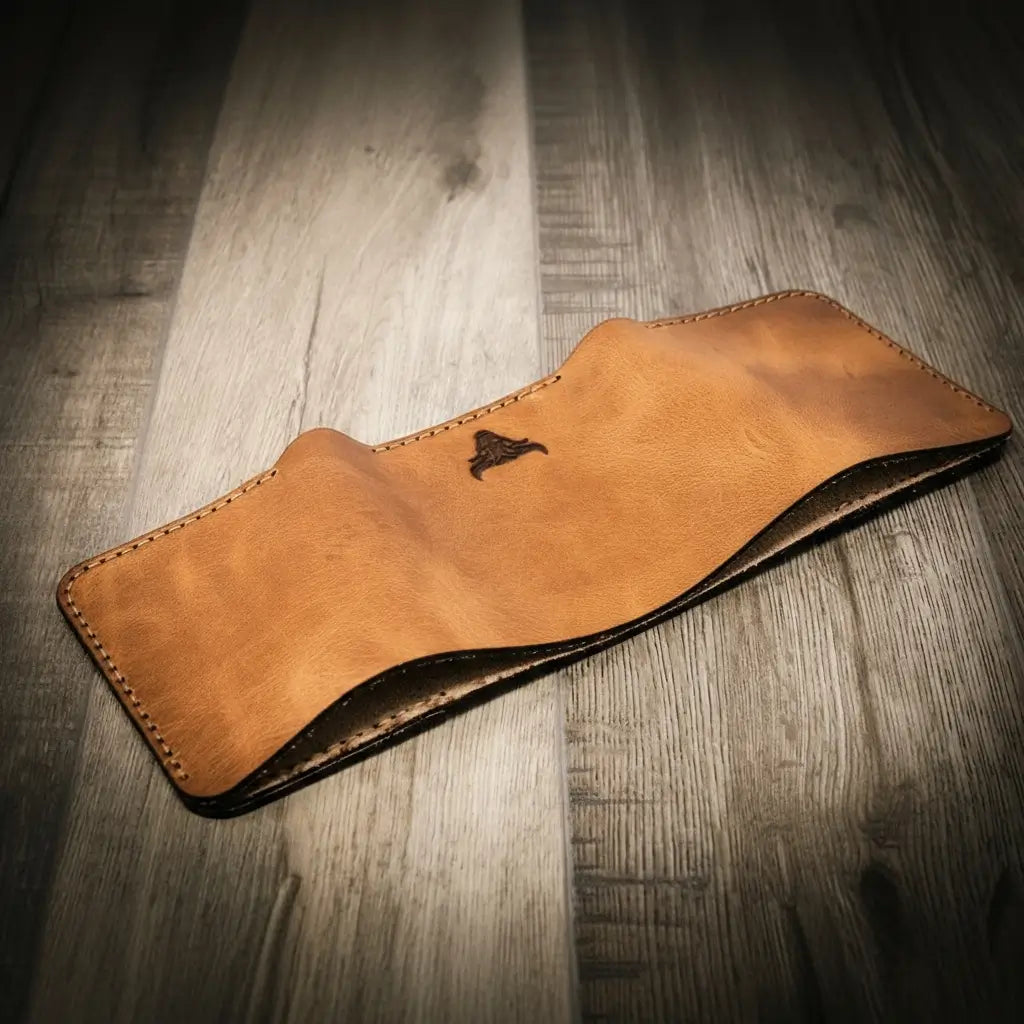 Handmade Full-Grain Leather Trifold Wallet for Men — The Trinity Trifold Wallet