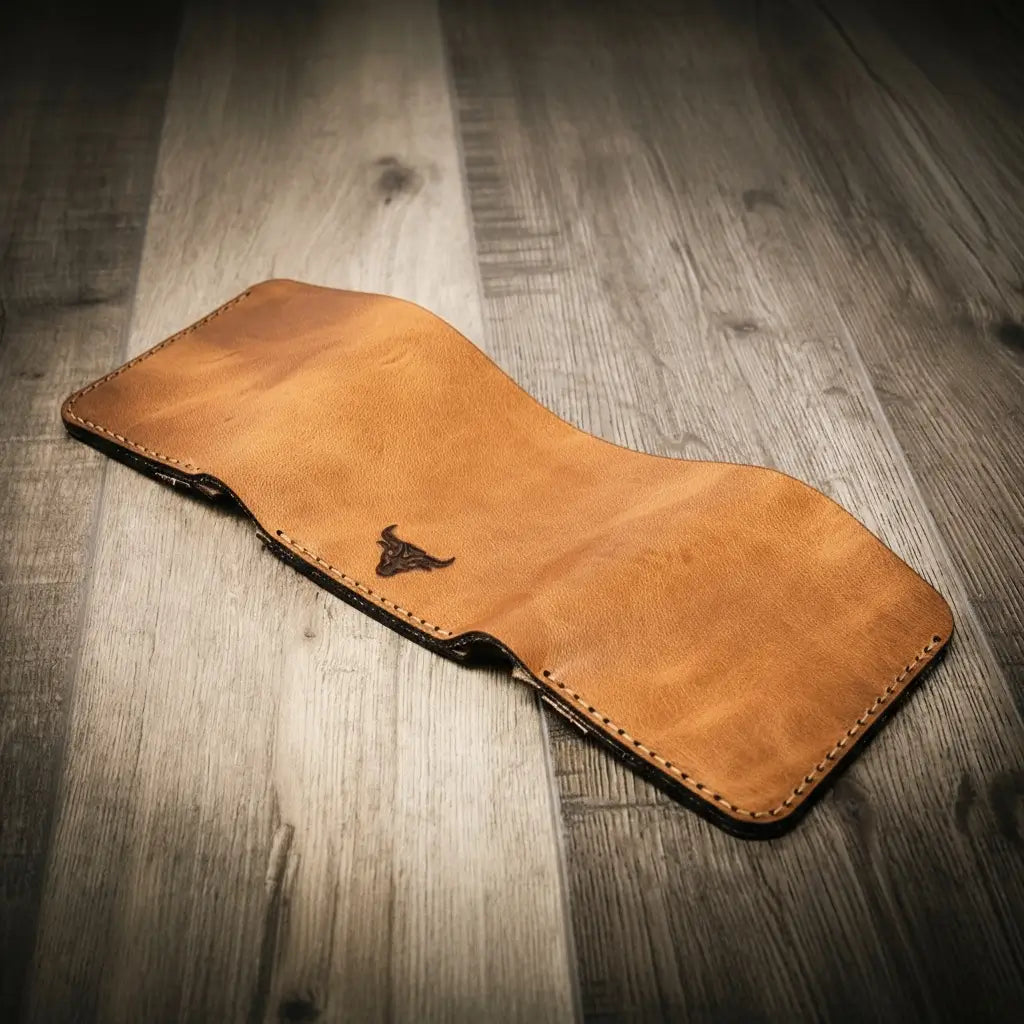 Handmade Full-Grain Leather Trifold Wallet for Men — The Trinity Trifold Wallet