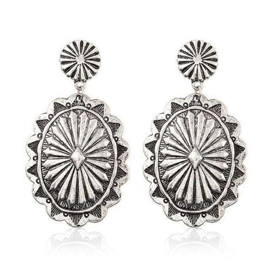 Oval Vintage Silver