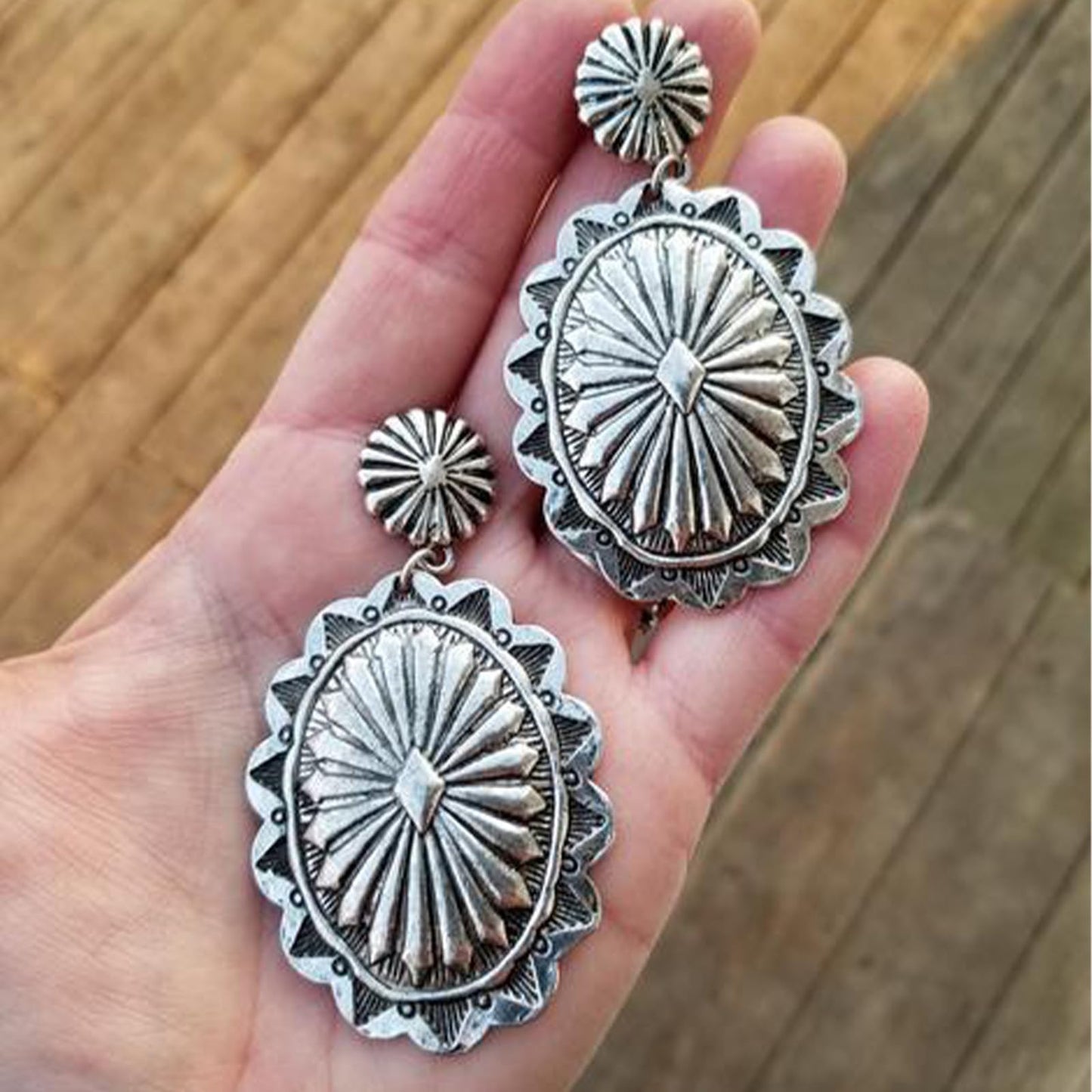 Oval Vintage Silver