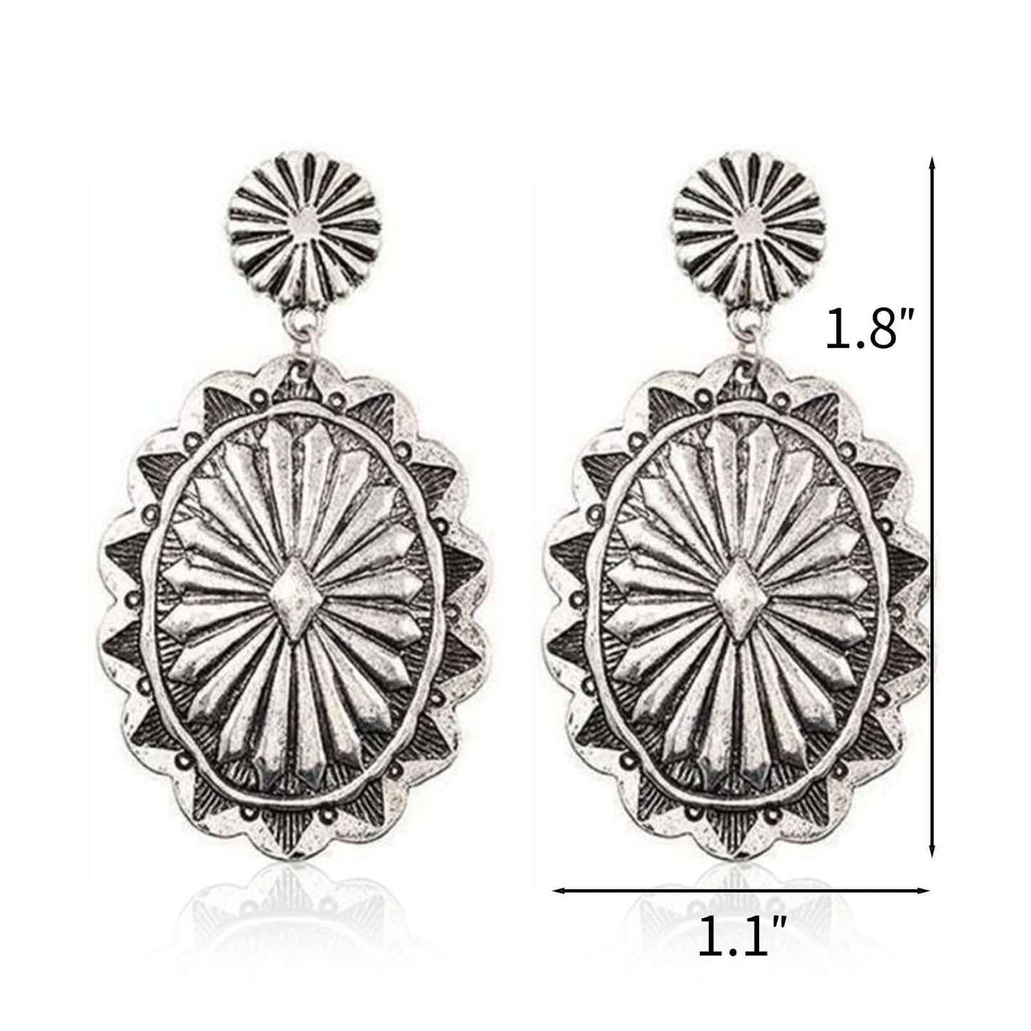 Oval Vintage Silver