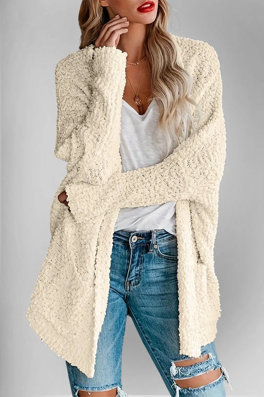 Casual Luxe Pocket Knit Duster Cardigan