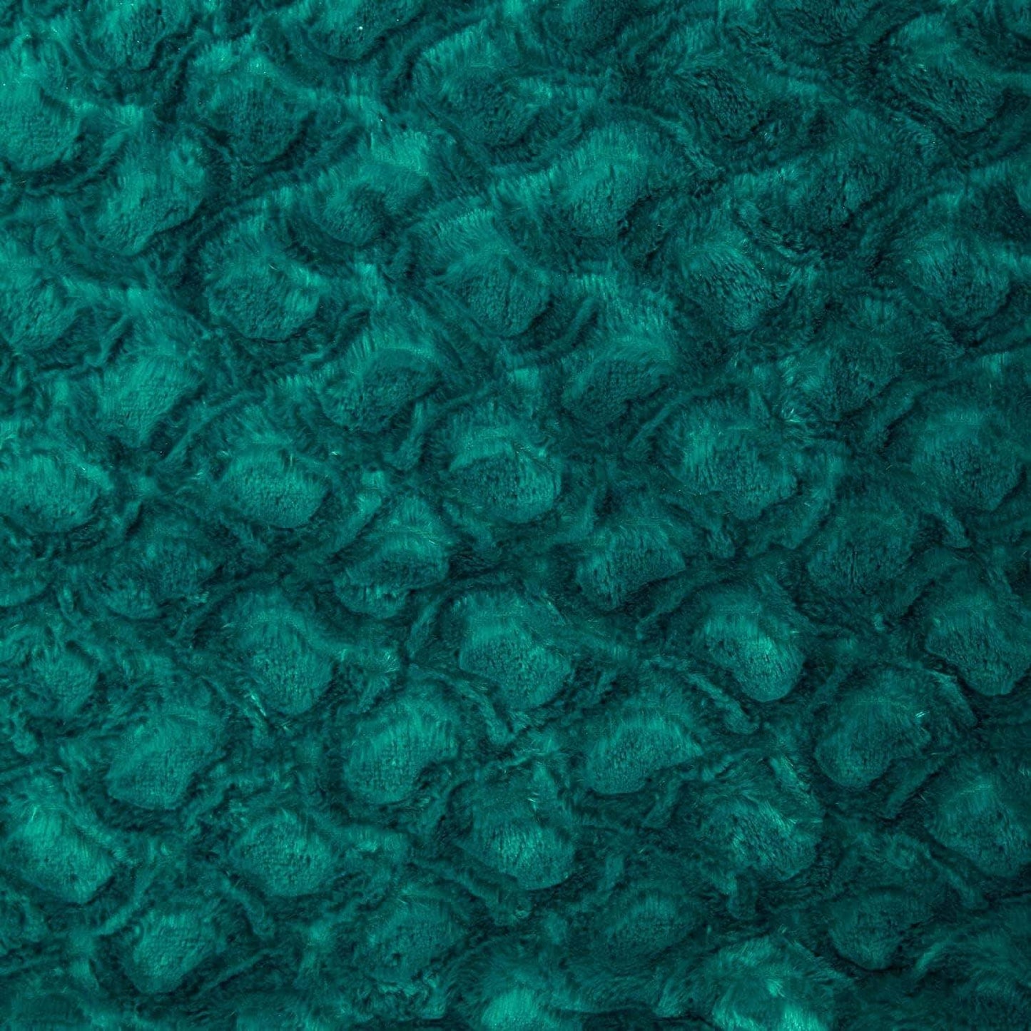 Mermaid Scales Emerald Green Blue w/ Sherpa Backside Faux Fur Throw Blanket
