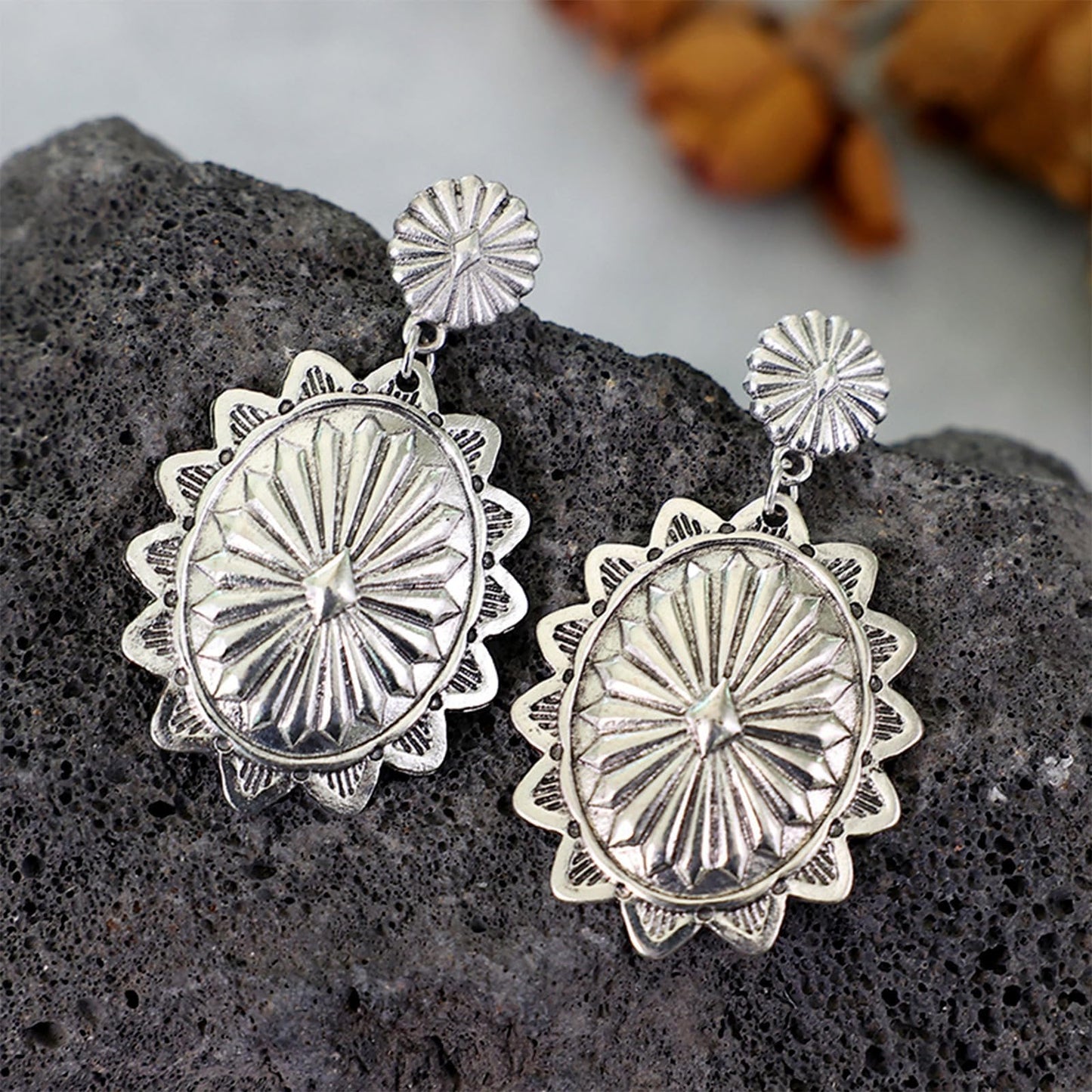 Oval Vintage Silver