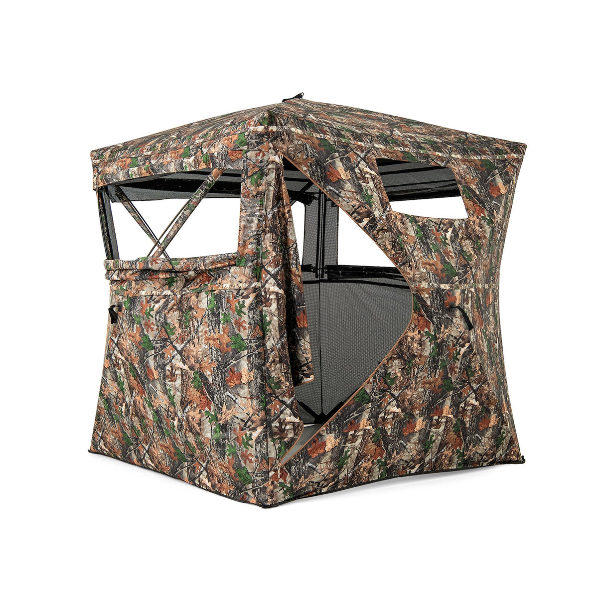 82" Tall 270° See-Through Hunting Blind – 3-4 Person Ground Blind