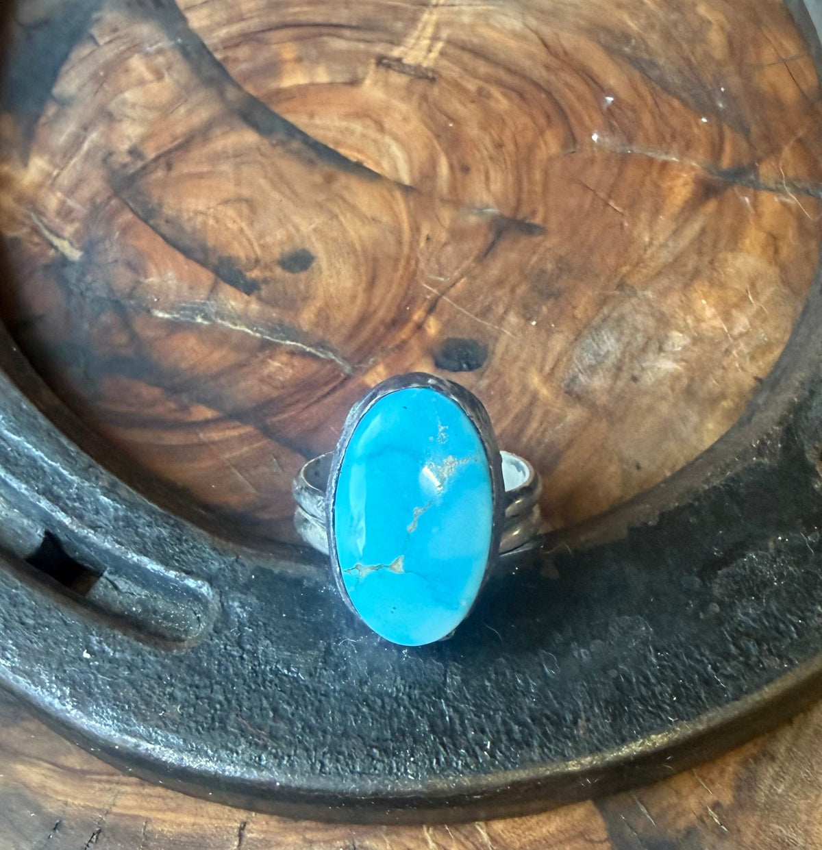 Dorothy Series | Fox Turquoise Oval Ring