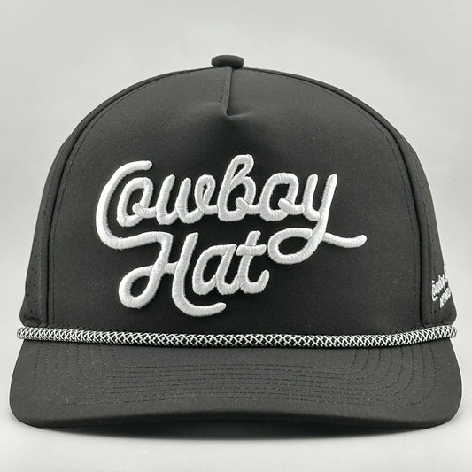“Cowboy Hat” Summer Edition - Performance Rope Hat - Black