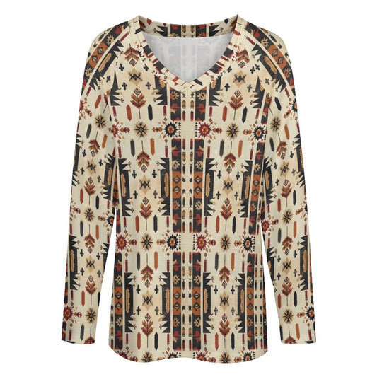 Aztec Long Sleeve Top