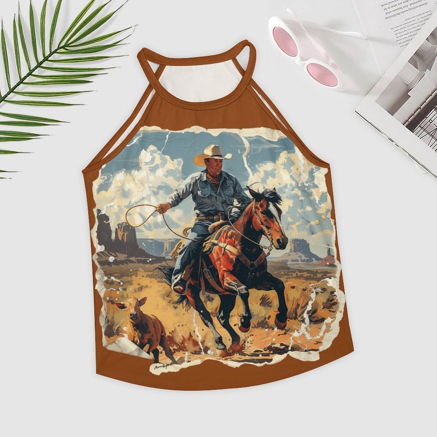 Baha Ranch Western Wear Ranching Western Tank Top