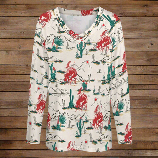 Desert Rodeo Long Sleeve Top