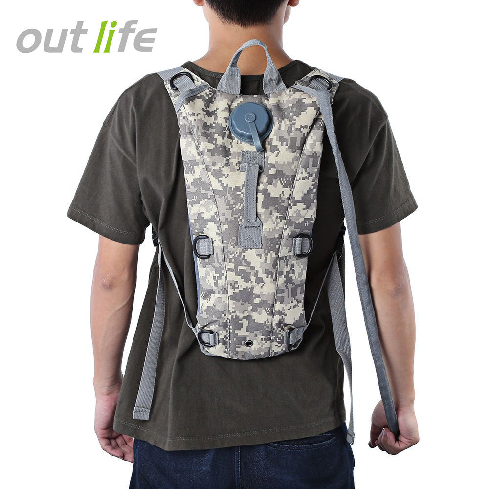 3L Hydration Backpack with Water Bladder – MOLLE Outdoor Pack