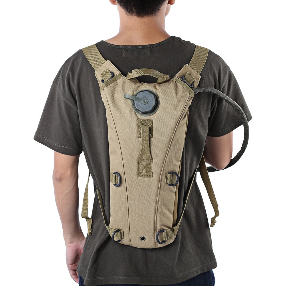 3L Hydration Backpack with Water Bladder – MOLLE Outdoor Pack