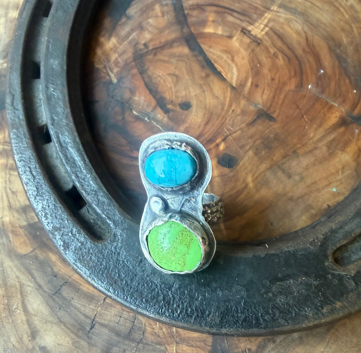Dorothy Series | American Turquoise & Gaspeite Ring