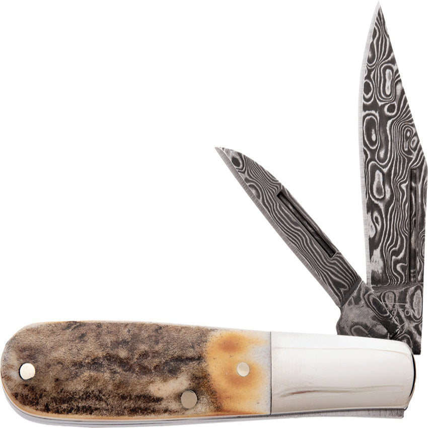 Bear & Son Baby Barlow Damascus Pocket Knife