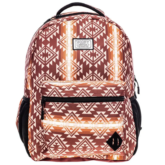 HOOey "Recess" Aztec Pattern All Over ( Maroon/White/Grey) - Backpack