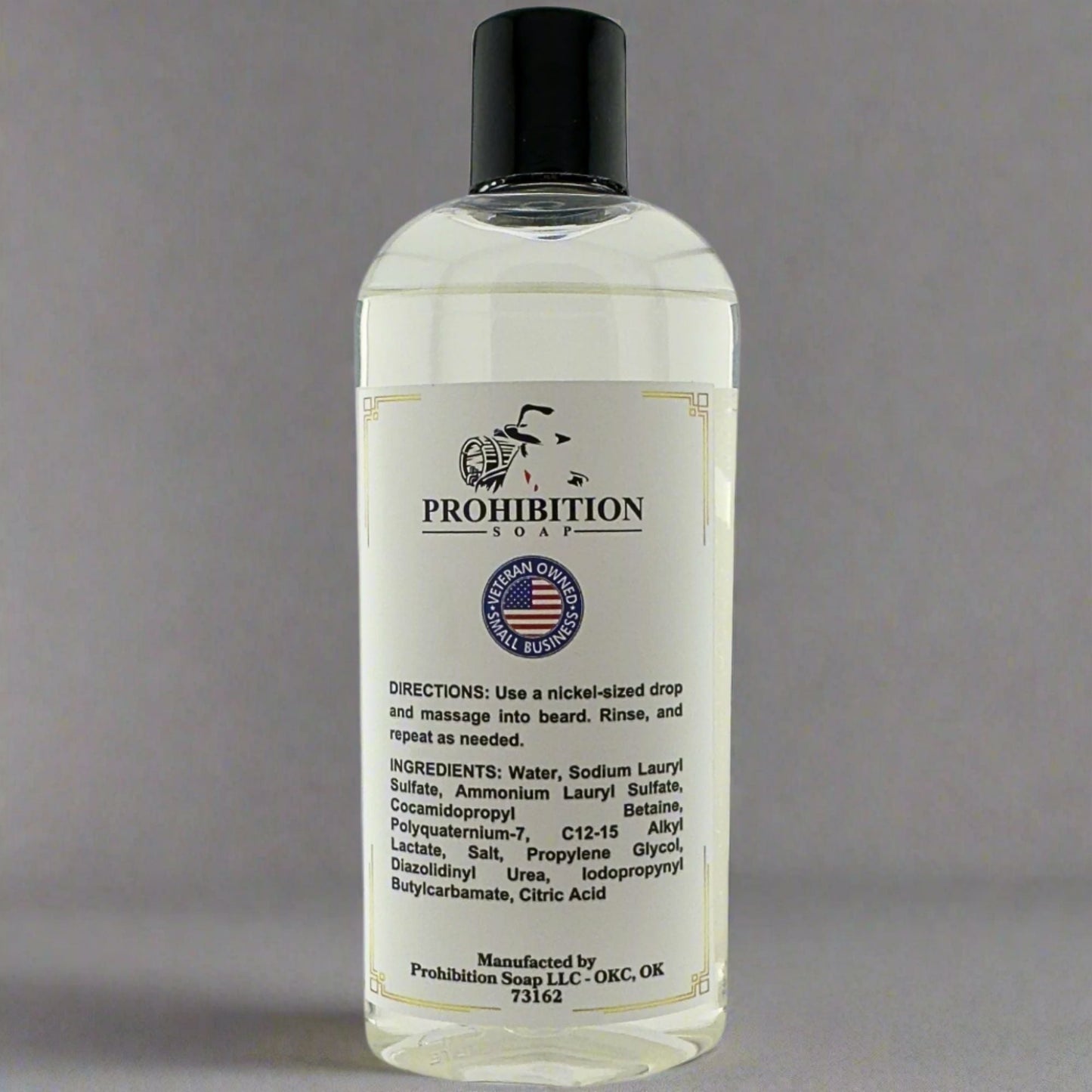 Prohibition Soap's - Fragrance Free Beard Wash