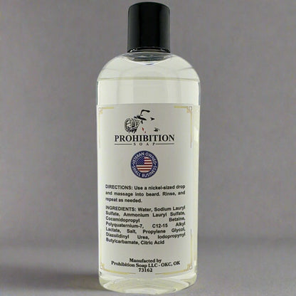 Prohibition Soap's - Fragrance Free Beard Wash
