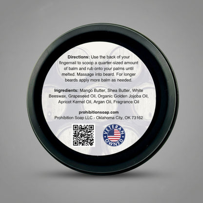 Prohibition Soap's - Kentucky Bourbon Beard Balm