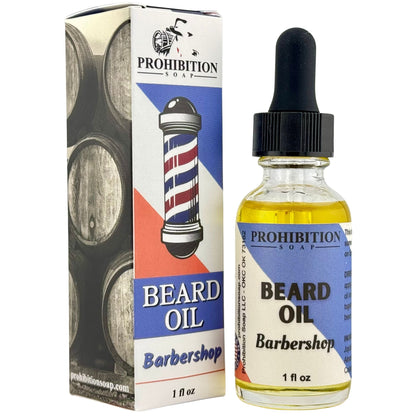 Prohibition Soap's - Barbershop Beard Oil