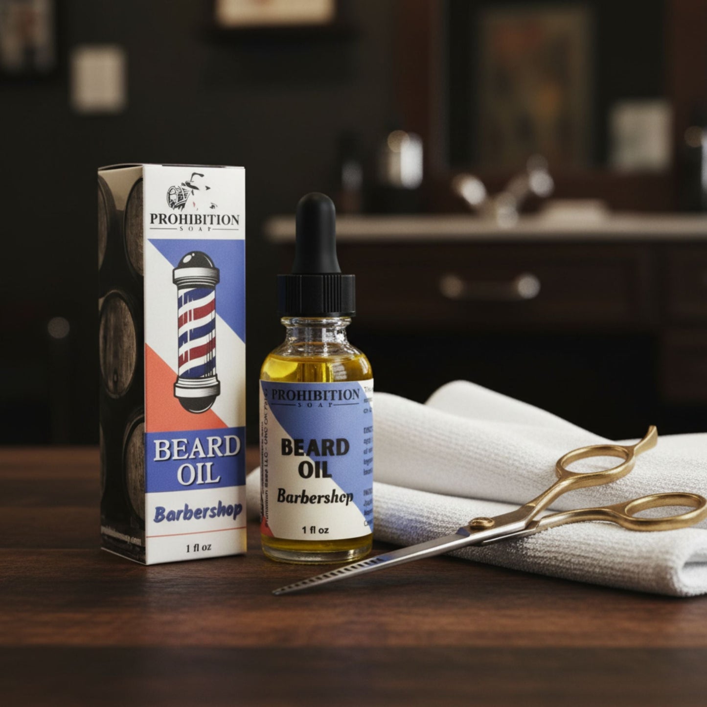 Prohibition Soap's - Barber Beard Kit